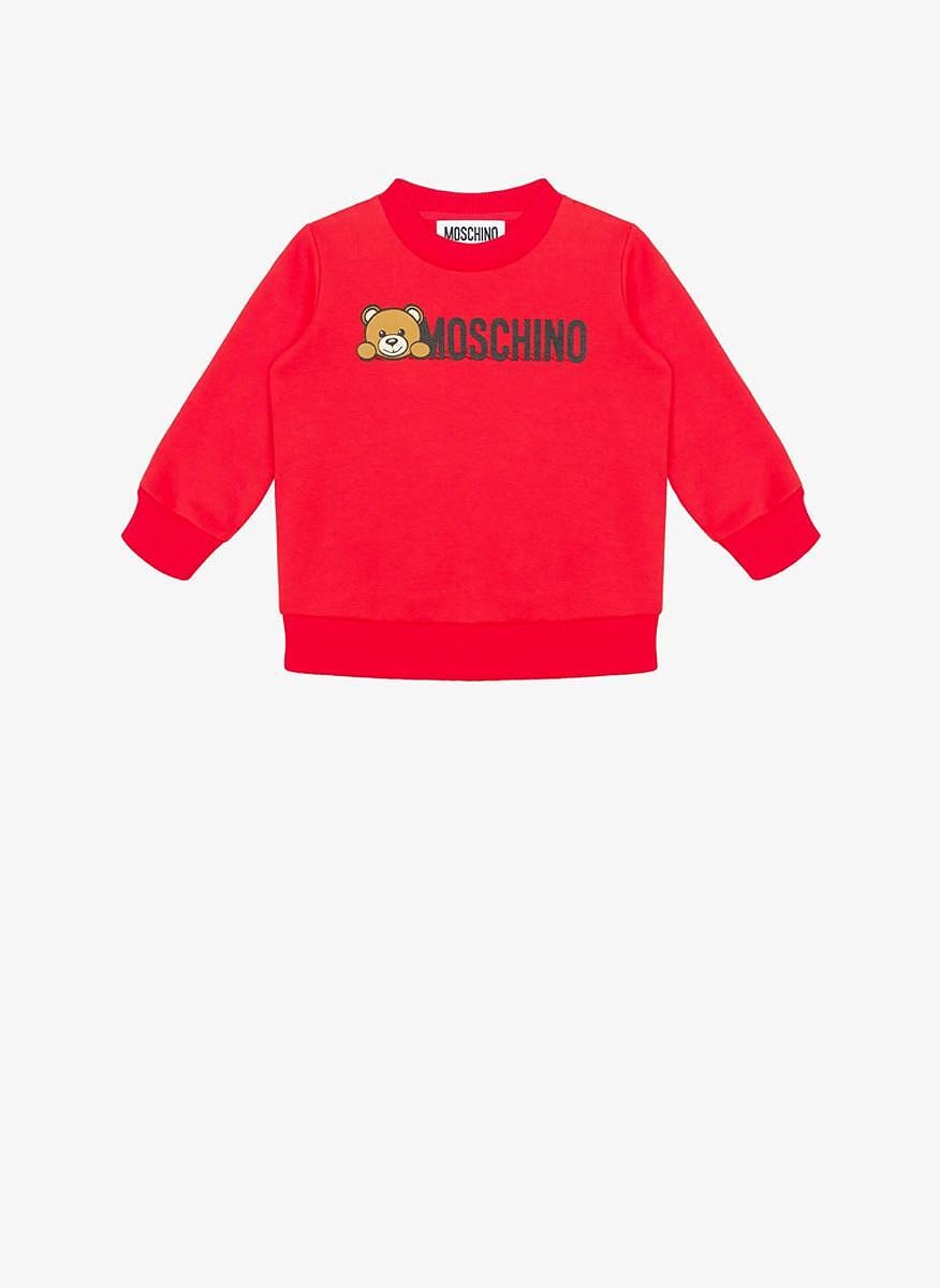 Суитшърт с принт Moschino Kids